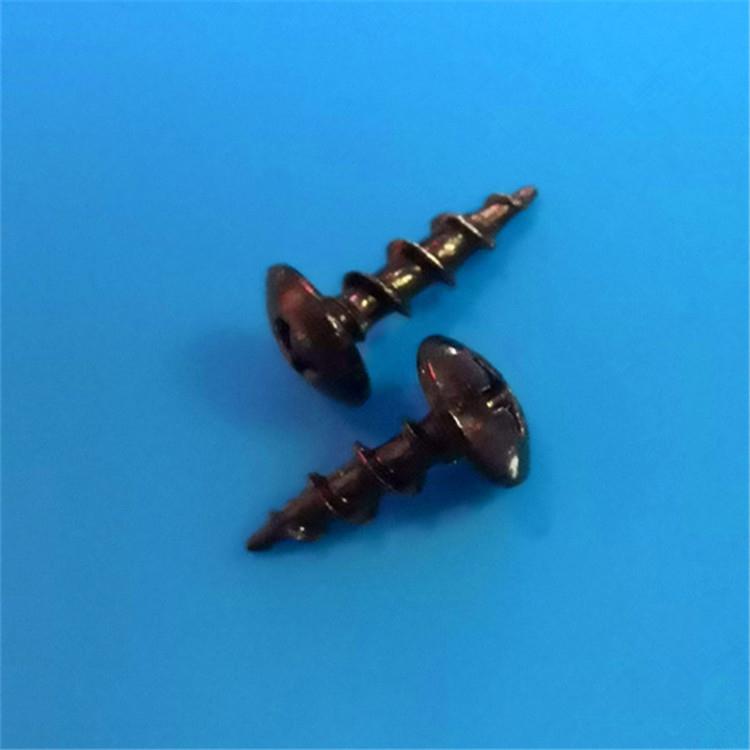 TA4*14大扁头速牙快黑色加硬螺紧现货XTM音箱厨具木制品固丝厂家
