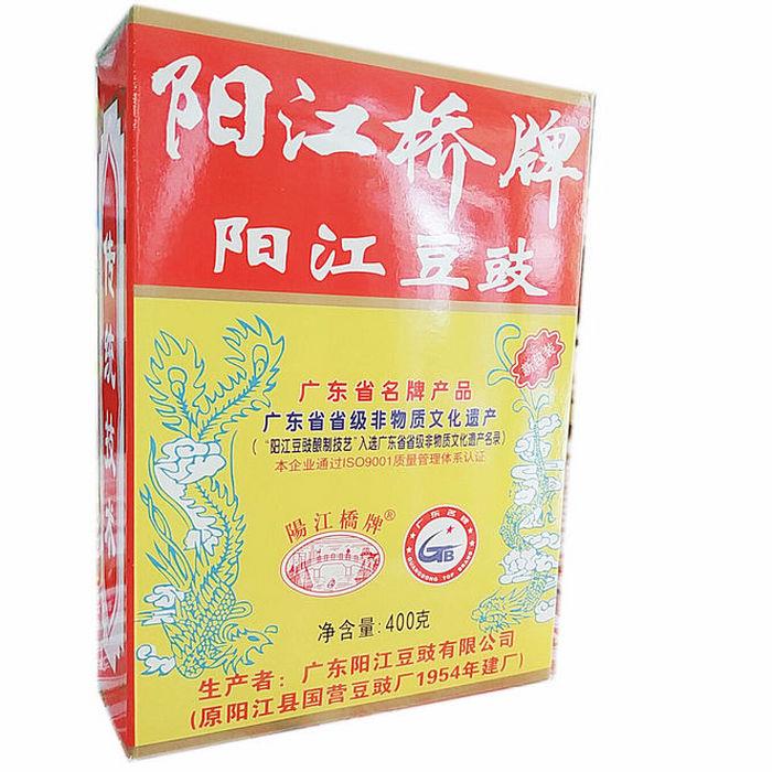 阳江特产阳江豆鼓 桥牌干豆豉 调料400g