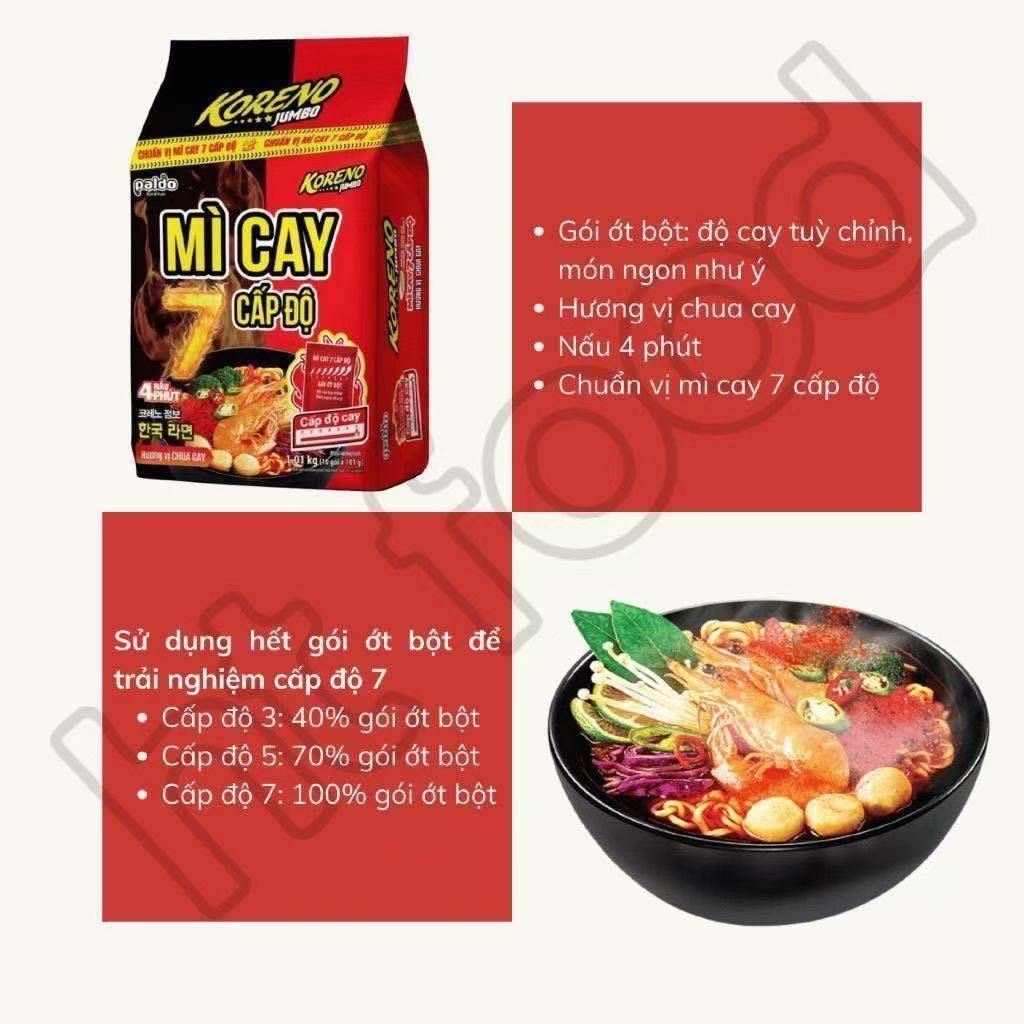 越南辣面泡面 mi cay 7 cap do han quoc bao ngon