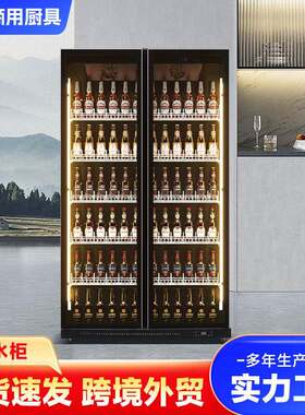 ktv酒吧小型酒水冰柜商用冷冻冰箱啤酒饮料冷藏展示柜保鲜冷藏柜
