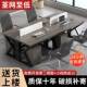 办公桌椅组合简约现代办公室46四六人电脑桌屏风卡位职员桌员工位