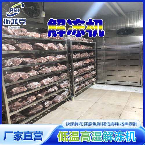 羊酮体冻盘缓化机设备 牛羊肉低温高湿解冻库海产品肉类解冻设备