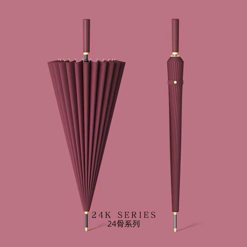 德国72骨自动长柄雨伞男士商务加固抗风直杆伞女简约大号暴雨家用