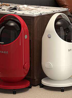 垃圾桶REM-7768家卫用客厅高颜值可爱大量带容盖收纳桶厨房轮生间