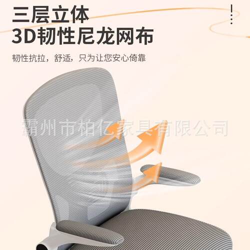 办公座椅人体工学椅电脑椅护腰久坐电竞椅子家用可旋转靠背椅