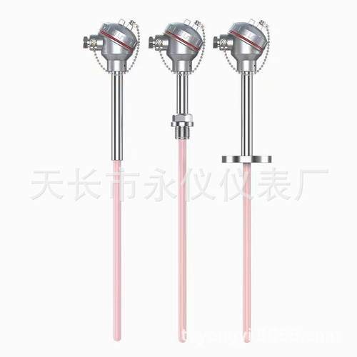 铂铑热电偶WRP-130高温刚玉管热电偶温度传感器S型B型R型厂家供应
