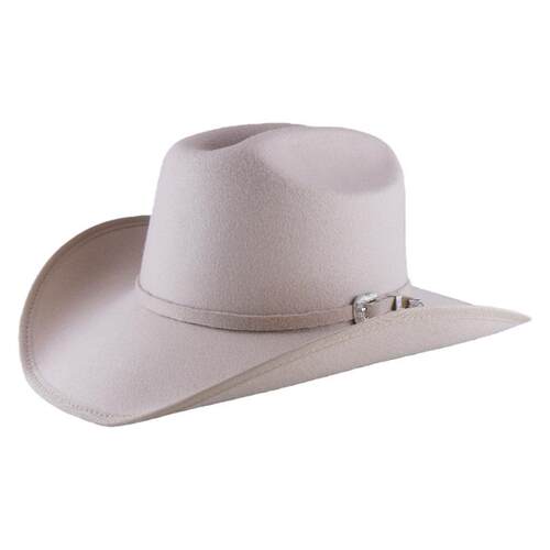 Mayor 100x Johnson Black Felt Cowboy Hat 325 Brim 475 Tall