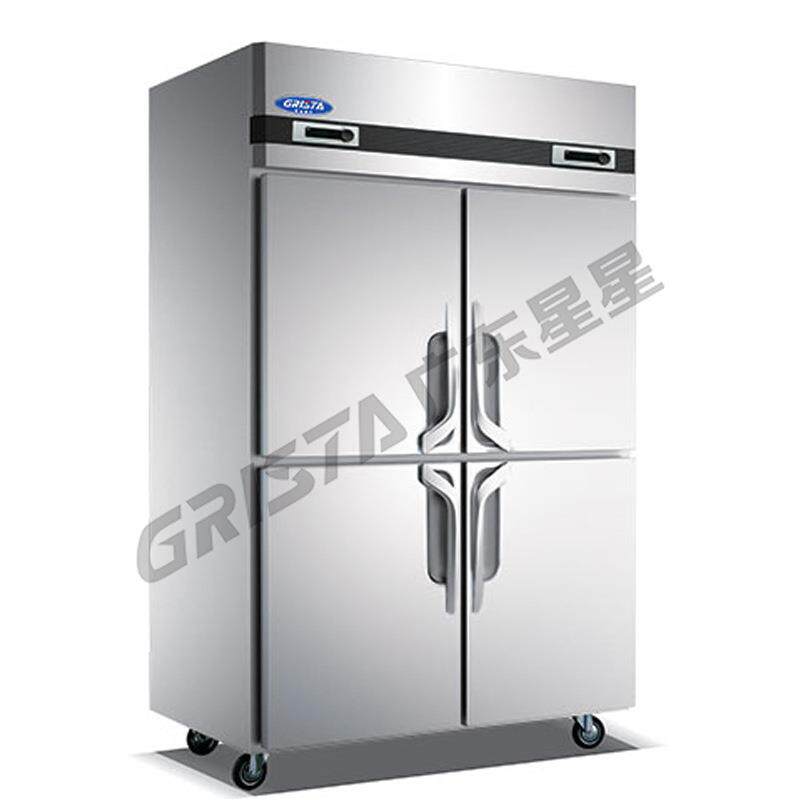 四门双机双温全不锈钢铜管四门Q1.0E4-A冷藏GRISTA冷冻柜设备