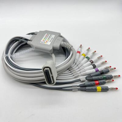 兼容DX12 SE-1515理邦心电图导联线10导SE-1010 ST-121香蕉插