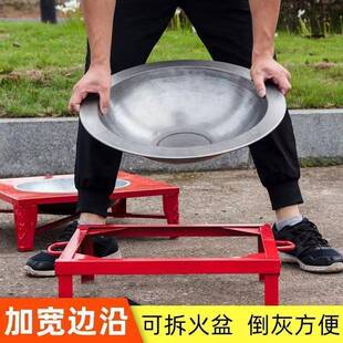 烤火盆烤火架农村入宅乔迁煤炭烧火盆方形实用摆六角摊烧柴火炉