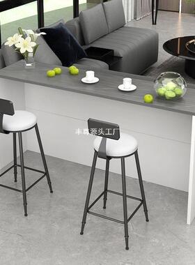 台桌ASG厨房沙发背现代简客厅约隔断柜高脚餐桌长吧条桌