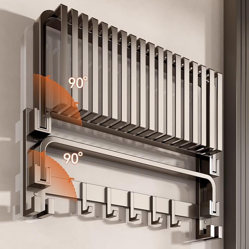 毛巾架卫生间打孔浴室挂件套餐