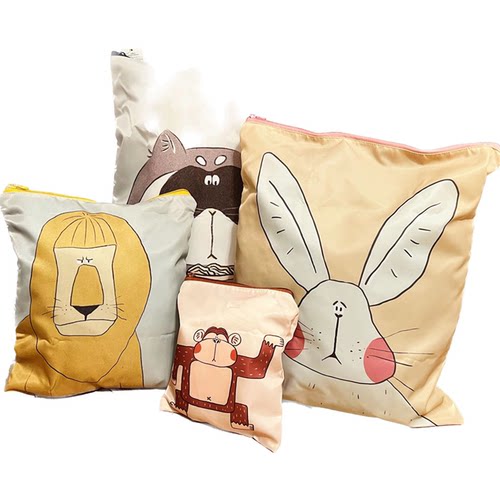 家庭脏收纳rkt4幼儿园用品旅行防水收纳包件套衣物入衣包四园外出