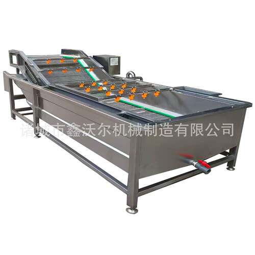 全自动气泡清洗机西兰花生菜喷淋洗菜机辣椒全自动气泡清洗设备