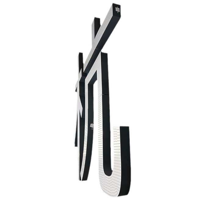 户外大型发光字五星级酒店楼顶招牌外墙logo不锈钢铝板包边灯箱字