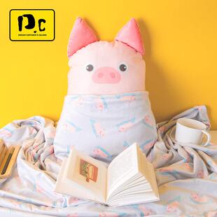 捕梦岛异形玩偶午睡毯抱枕被子两用毯子汽车办公室空调被靠枕枕头