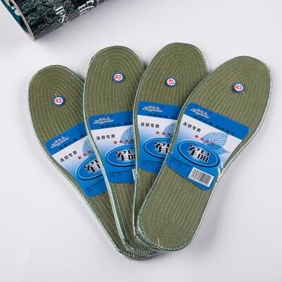 100% Cotton Shoe Insoles, Multi-layer Sweat Absorption, Brea