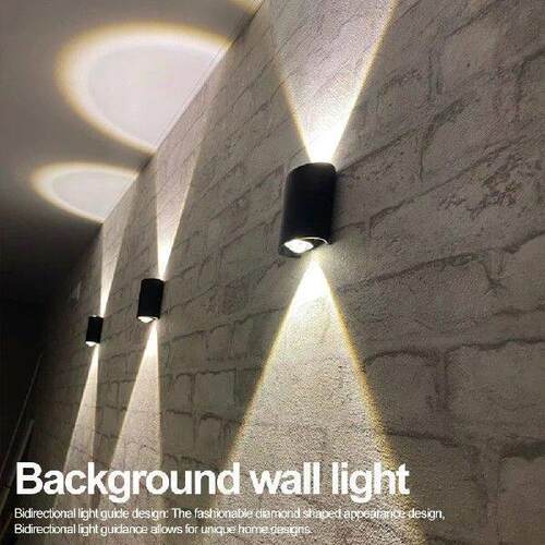 2W 4W 6W 8W 10W Outdoor Wall Sconces Lamp IP65 Waterproof