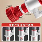 净水器下水三通分水器厨房水槽洗菜盆洗碗机防臭密封圈排水管接头