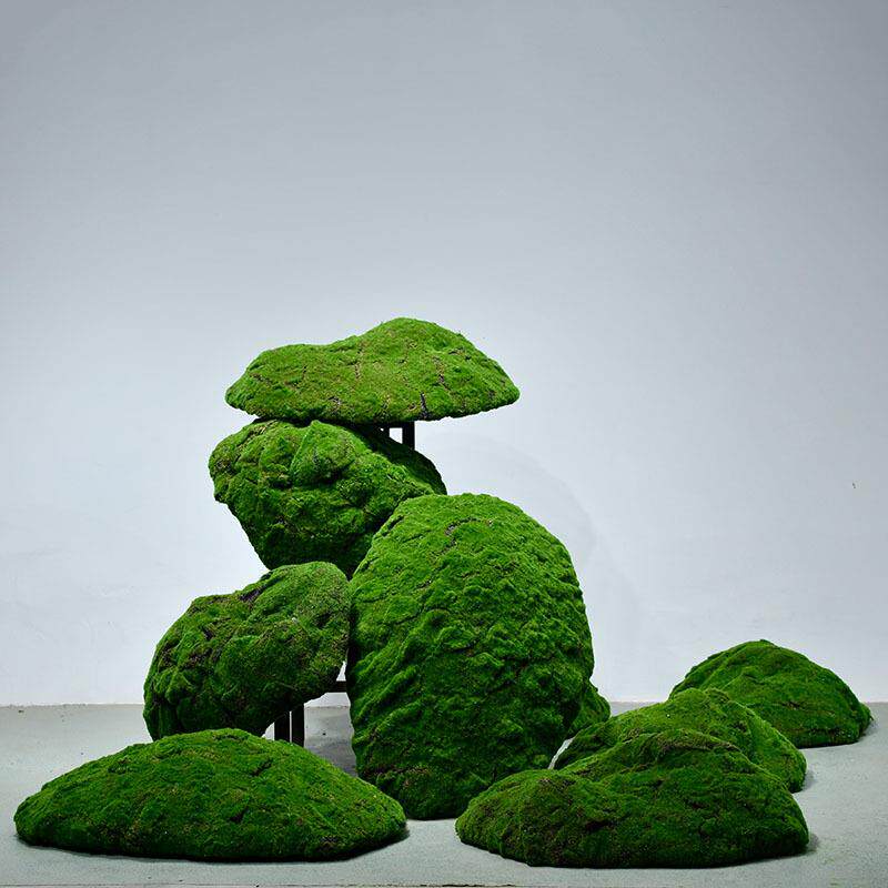 仿真苔藓青苔草坪草皮包土坡小山丘装饰绿植可插绿植多肉可站人