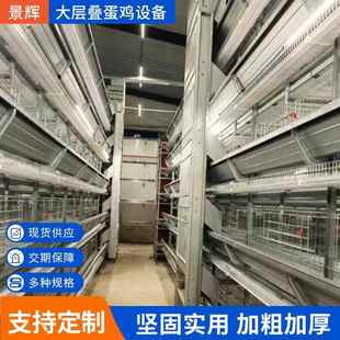 大层叠蛋鸡设备肉鸡笼养鸡设备加密加粗全自动化养殖笼具精选鸡场