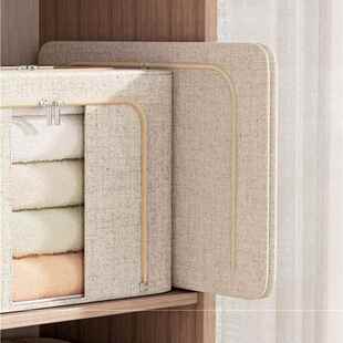 3装大容纳量服收衣箱家用收纳个可P668THSS折叠衣柜大号被子储物