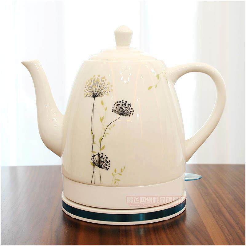 陶瓷电热水壶泡茶壶ins防干 干烧快煮壶覆古煮茶器烧水壶网红家用