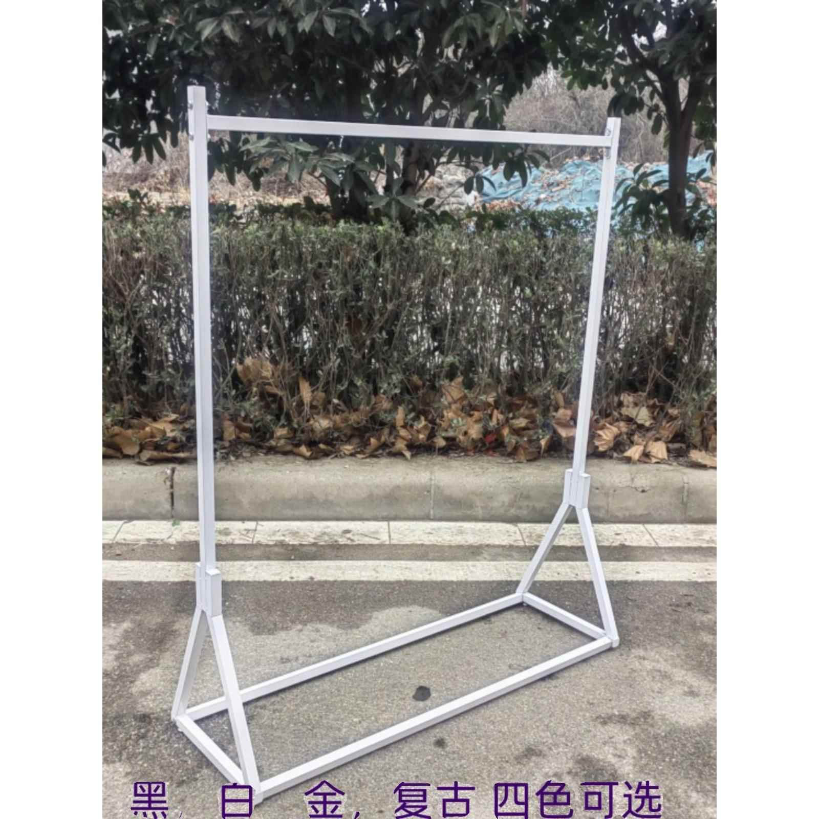 服装展示架加厚铁艺落地架不掉漆铁架子室内晾衣架男女装店挂衣架