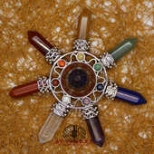 外贸义乌饰品 青金石水晶摆件 首饰批发 彩虹色紫水晶