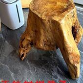 根雕树根凳子实木三脚凳家用花架盆景底座茶台茶几天然原木木桩凳