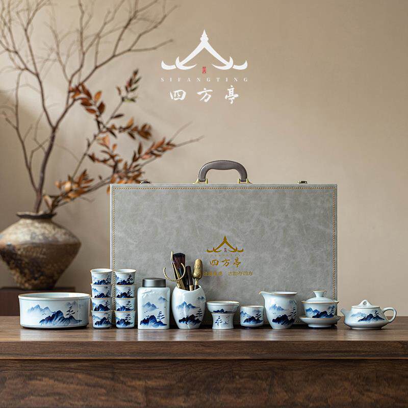 新款功夫茶具套组20轻25新茶款高档奢陶瓷茶壶景德镇盖碗家用泡杯