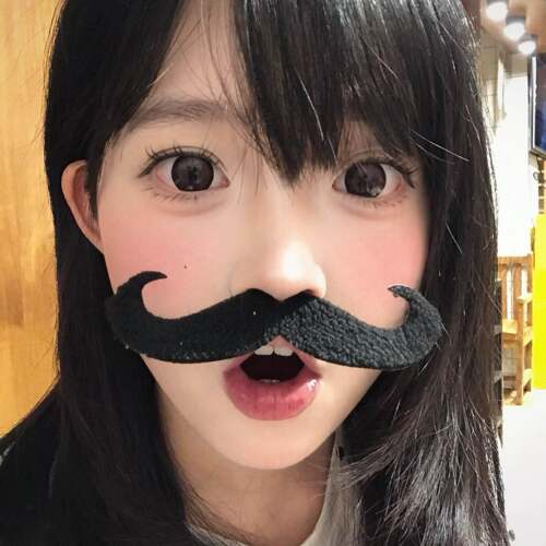 搞怪八字胡！女生创意小胡子阿凡提卷卷胡抽象朋友聚趣味拍照道具