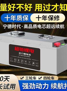 宁德时代锂电池48V60V72V三四轮车大容量汽车大单体新能源锂电瓶B