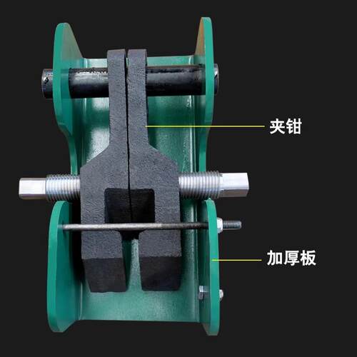 龙门吊夹轨器起重机简易重型手动方向盘式简易重型行车轨道夹轨器