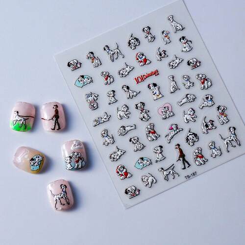 Mix Cartoon 5D Nail Stickers 可爱卡通浮雕美甲贴纸ins指甲饰品