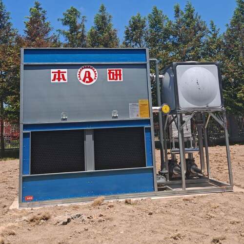 本研闭式横流冷却塔BY-HN-80T一体式撬装耐高温专用蒸发式封闭式