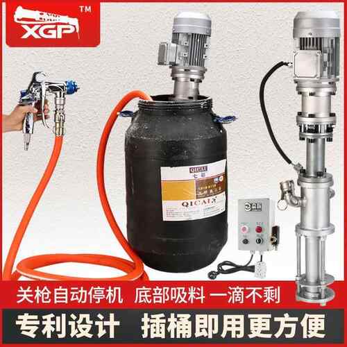 小钢炮高真料石漆涂喷机便捷式腻子防压水火涂209腻子抗裂砂浆喷