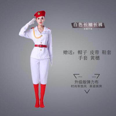 正品裤新裙款军鼓服迷彩连衣表演出服装男女水兵场舞蹈广舞春秋套