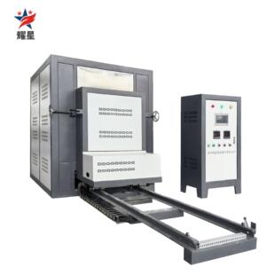 1700度高温台车炉全纤维台车热处理炉台车式 煅烧炉双台车炉