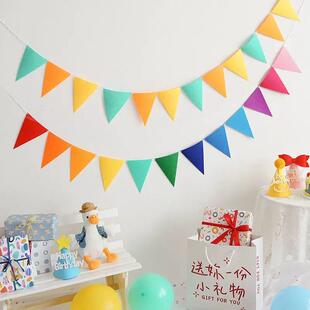 Felt Color Flag Children troangle