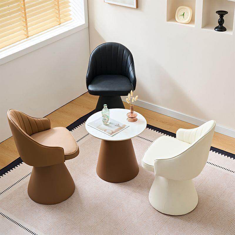 旋转轻奢椅子梳妆卧室梳妆台女生美甲靠背椅简约化妆高级主卧室