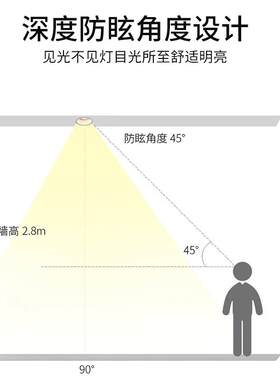 IP54防水筒灯酒店工程嵌入式筒灯 LED铝材质防眩筒灯压铸筒灯