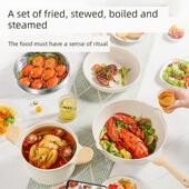 炊大皇套装 不粘锅炒锅组合炒菜锅汤锅家用厨房煎锅燃气电磁炉通用