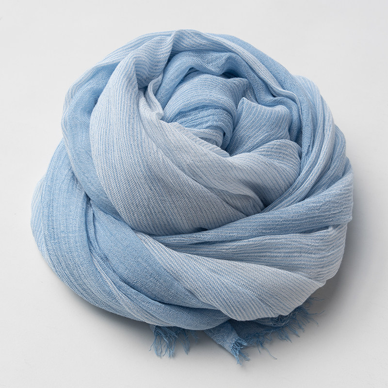 书卷气质 日系渐变色天蓝围巾y女春秋加宽纱巾薄款冬季百搭大丝巾,服饰配件/皮带/帽子/围巾,围巾/丝巾/披肩,淘宝优惠券,粉丝福利购,淘宝优惠卷