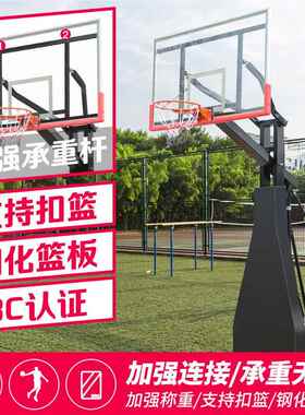 升动篮降篮球架厂持家中小学移式家用标准户外003架儿童可扣篮支