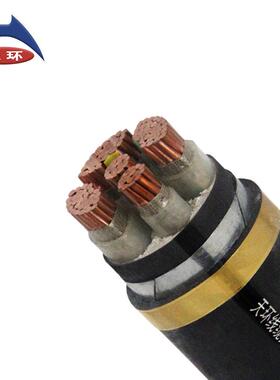 【天环直销】国标70平方电缆线 ZRC-YJV22 3*70+2*35平方铠装电缆