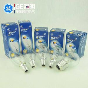 通用电气GE钨丝灯普通灯泡螺口E14尖泡调光白炽灯全光谱特种25W