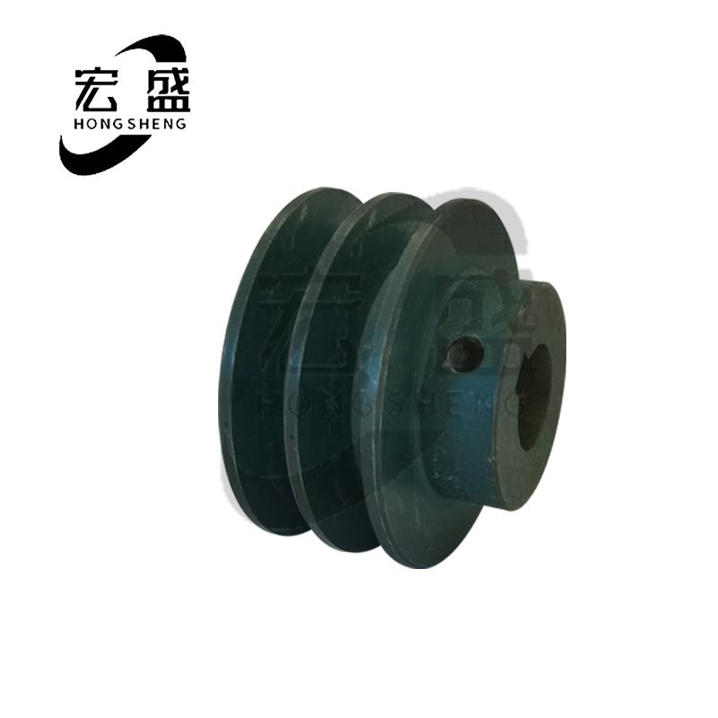 成品三角皮带轮 B型 双槽 B2 孔22 24 25 28 电机皮带轮 带键槽