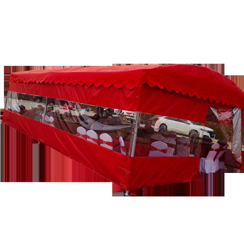 酒席帐篷户外停车棚农村流动红白喜事雨棚宴席篷摆摊大排档遮阳棚