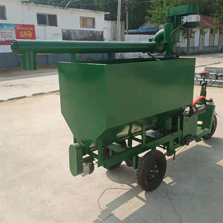 一体化养殖上料车厂家养鸡厂鸭养殖用粉料颗粒电动饲料转运上料车